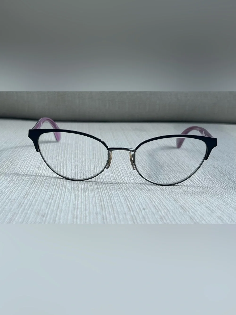 NWOT Paul Smith Peace Cateye 1.75 Readers with Purple Temples and Black Rim